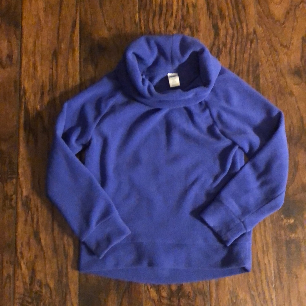 Purple fleece high low sweatshirt size XS 5
